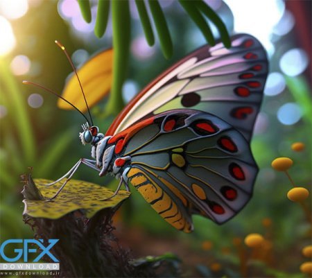 عکس پروانه برای چاپ