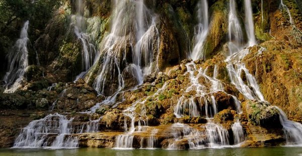  عکس زیباترین آبشار ایران