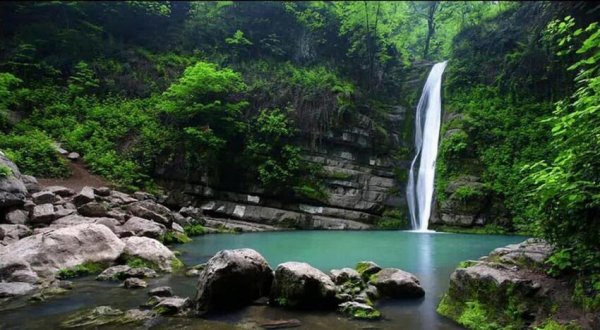  عکس زیباترین آبشار ایران
