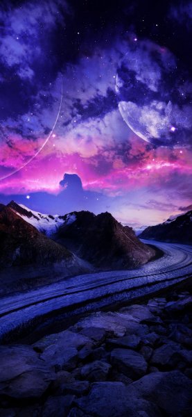 والپیپر کهکشان برای کامپیوتر