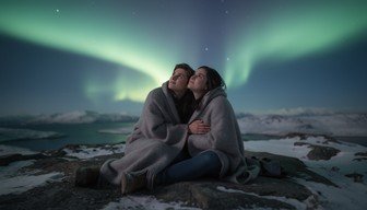 عکس شفق قطبی برای پروفایل