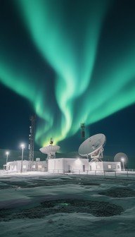عکس شفق قطبی برای پروفایل