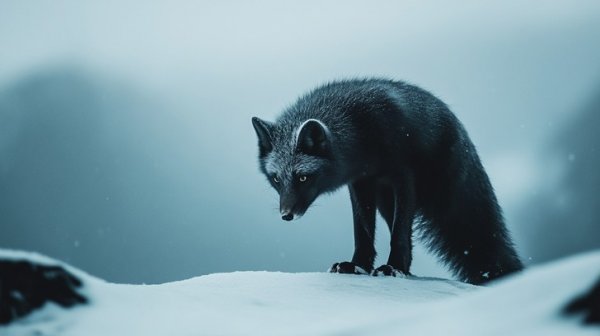 عکس روباه قطبی زیبا