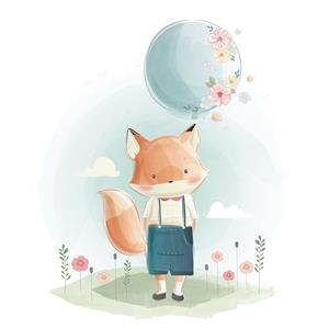 عکس نقاشی روباه آسان