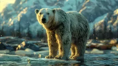  عکس خرس قطبی کیوت