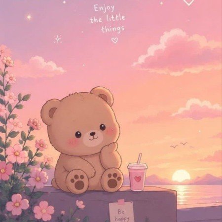  عکس خرس فانتزی بامزه قهوه ای