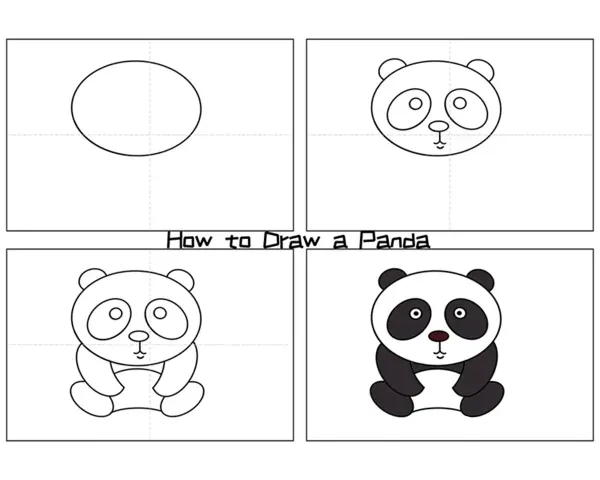  نقاشی پاندا گوگولی