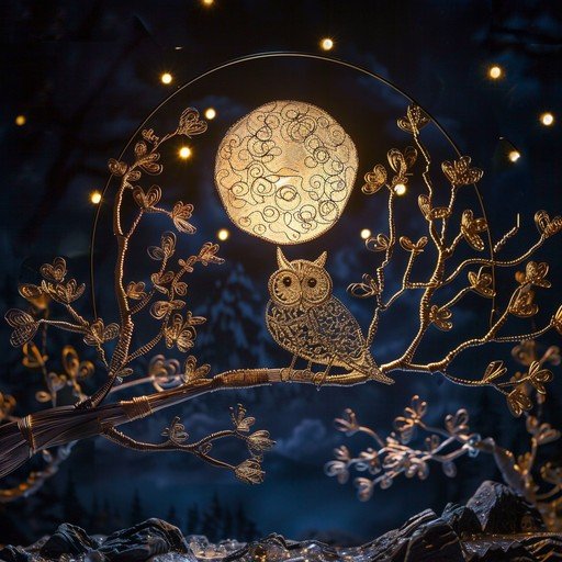  عکس جغد در شب