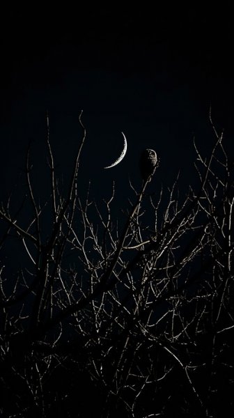  عکس جغد در شب