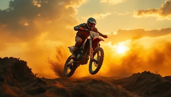  عکس موتور کراس برای پروفایل اینستاگرام