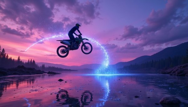  عکس موتور کراس برای پروفایل اینستاگرام