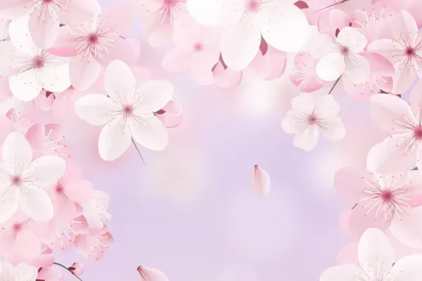  بک گراند صورتی گل