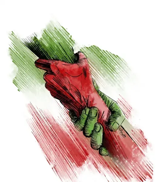 عکس نقشه ایران غمگین
