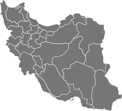 عکس نقشه ایران سیاه و سفید