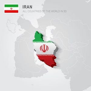  نقشه ایران سفید