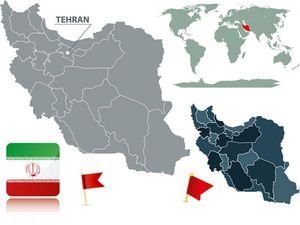  نقشه ایران سفید