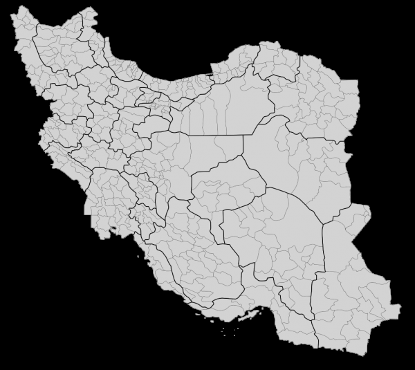  نقشه ایران سفید