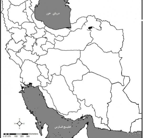  نقشه ایران سفید