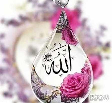  عکس الله با گل