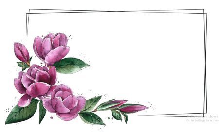  کادر ساده و شیک برای نوشتن متن