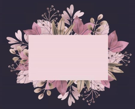  کادر ساده و شیک برای نوشتن متن