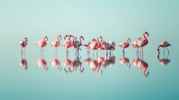  عکس فلامینگو آبی