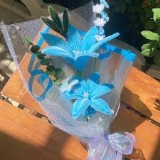  عکس گل لیلیوم آبی