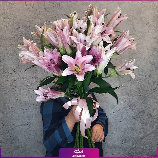  عکس دختر با گل لیلیوم برای پروفایل