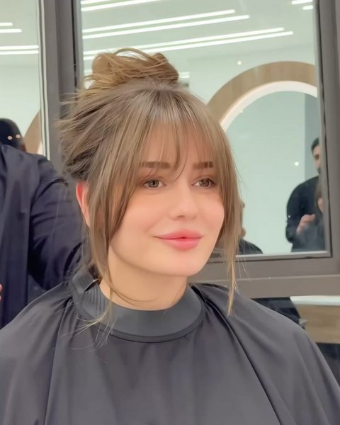  مدل موی چتری پروانه ای