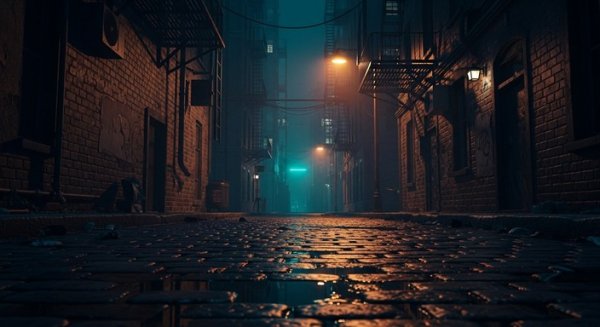  عکس کوچه در شب