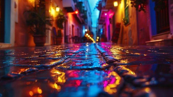  عکس کوچه در شب