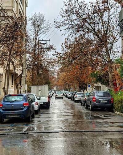  عکس خیابان بارانی