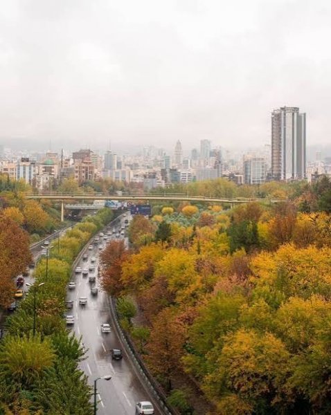  عکس خیابان بارانی