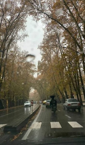  عکس خیابان بارانی