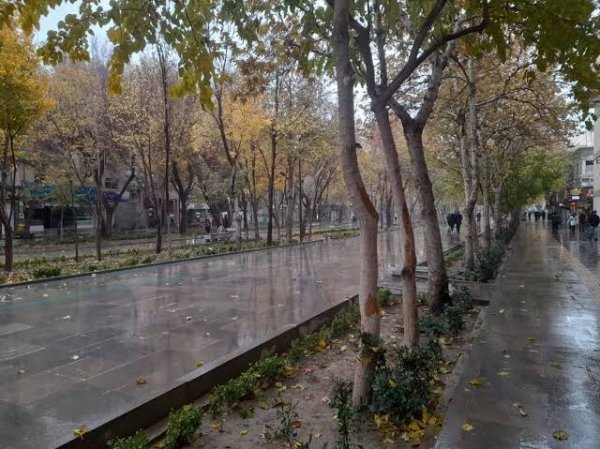  عکس خیابان بارانی