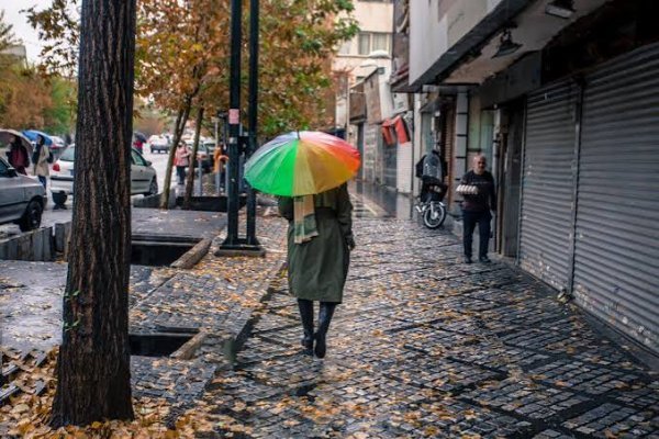  عکس خیابان بارانی