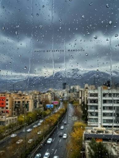  عکس خیابان بارانی