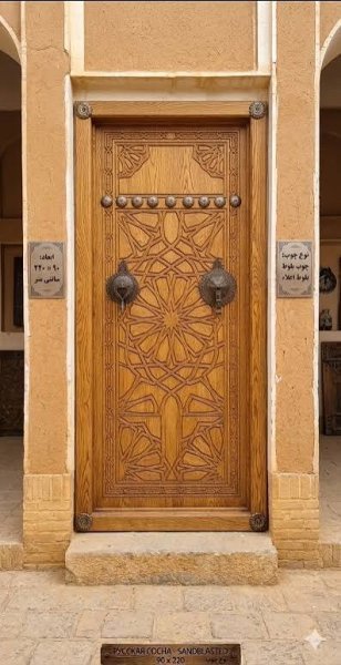  عکس در چوبی قدیمی