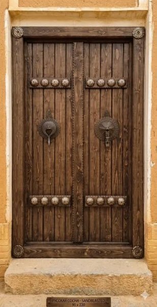  عکس در چوبی قدیمی