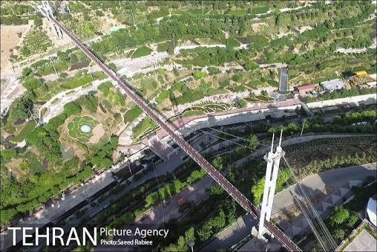  عکس پل معلق تهران