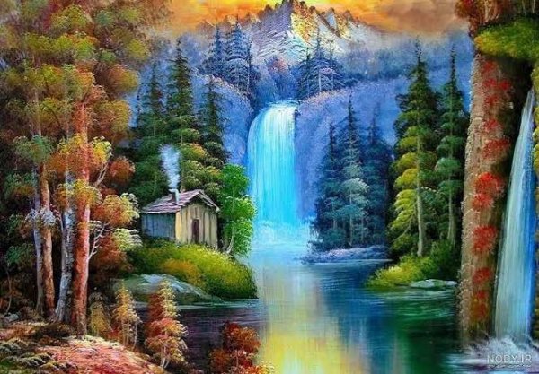  پس زمینه هنری نقاشی