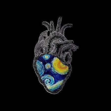  عکس نقاشی شب های پر ستاره