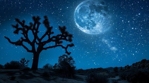  عکس شب پر ستاره و ماه