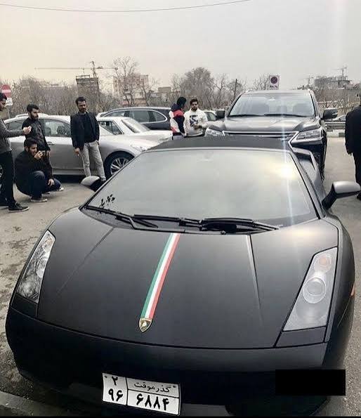  عکس لامبورگینی در تهران