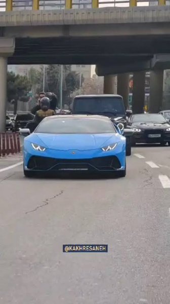  عکس لامبورگینی آبی