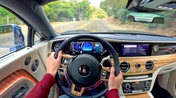  عکس داخل ماشین رولز رویس