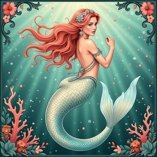  عکس پری دریایی برای پروفایل