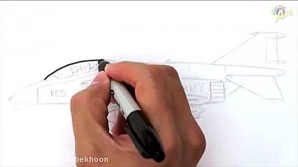  نقاشی جت جنگی برای کودکان
