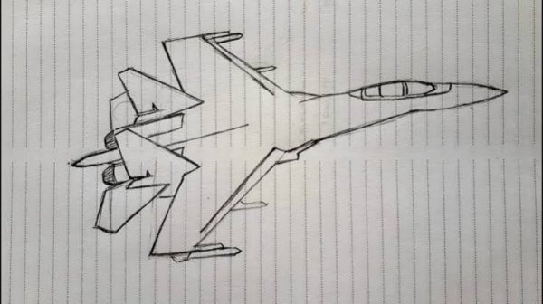  نقاشی جت جنگی برای کودکان