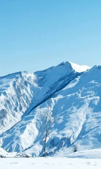  عکس کوهستان برفی